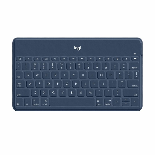Logitech Keys-to-Go Super-Slim and Super-Light Bluetooth Keyboard for iPhone, iPad, Mac and Apple TV, Including iPad Air 5th Gen (2022) - Classic Blue, List Price is $69.99, Now Only $49.99