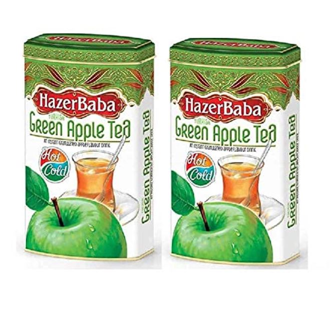 亚马逊首选！传统土耳其口味！Hazerbaba 青苹果茶 - 2 盒，仅售 $22.99