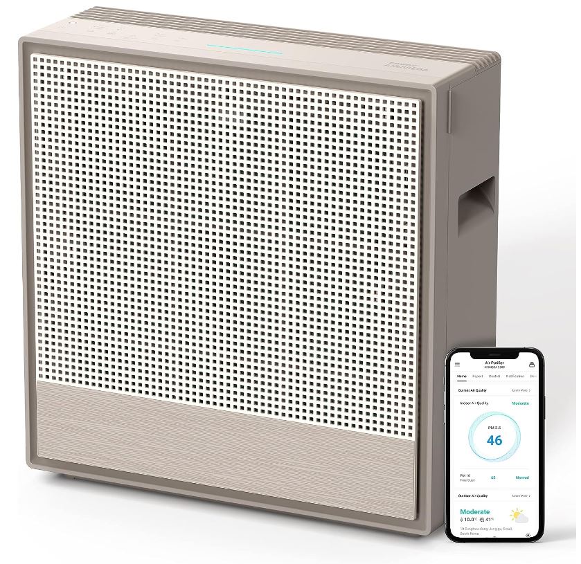 Coway Airmega 250S App-Enabled Smart Technology, Compatible With Amazon Alexa True HEPA Air Purifier, Covers 930 Sq.ft only  $285.87