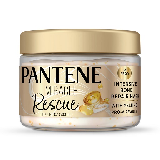 Pantene Miracle Rescue Hair Mask, Intensive Bond Repair with Melting Pro-V Pearls, Melts Away Damage, Builds Bonds, Strengthens Against Damage, Deep Conditioning, 10.1 fl oz,  Only $7.57