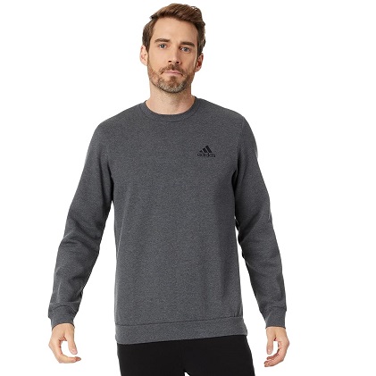 adidas Men's Tall Size Essentials Fleece Sweatshirt, List Price is $45, Now Only $18.00