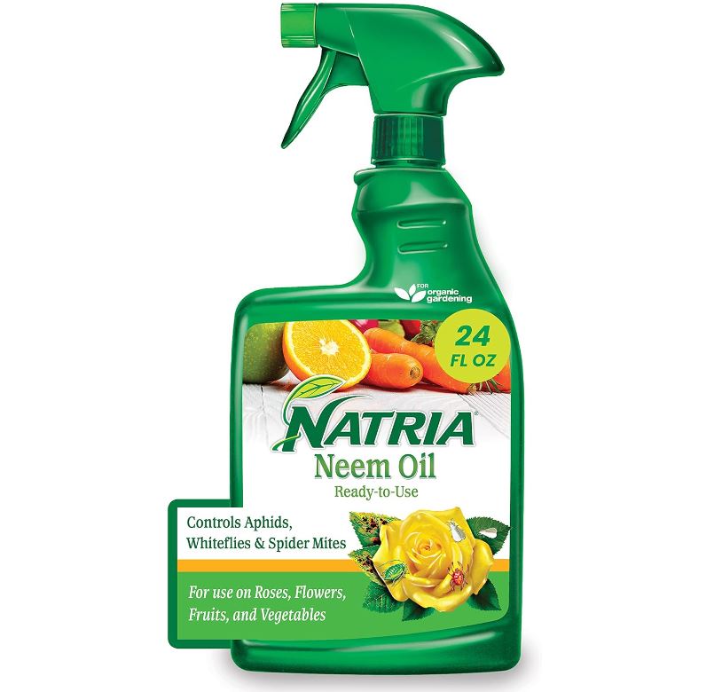 Natria 706250A Neem Oil Spray for Plants Pest Organic Disease Control, for Insects, 24-Ounce, Ready-to-Use