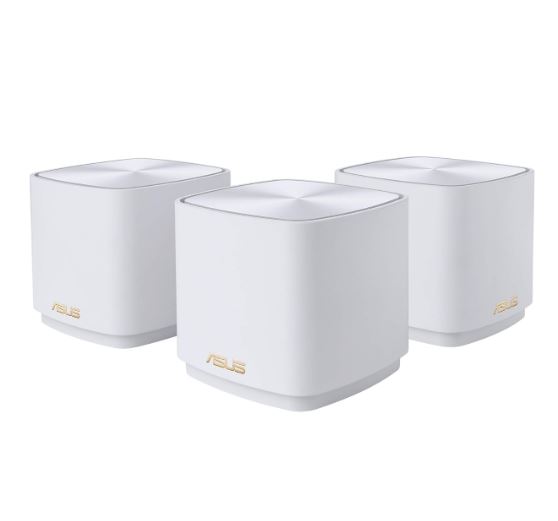 ASUS ZenWiFi AX Mini (XD5) Dual-band Whole Home Mesh WiFi System (3 Pack), WiFi 6, 802.11ax, up to 5000 sq ft & 5+ rooms, AiMesh, Lifetime Internet Security, Parental Controls, Easy Setup