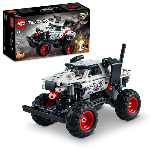 LEGO Technic Monster Jam Monster Mutt Dalmatian, 2in1 Pull Back Racing Toys, Birthday Gift Idea, DIY Building Toy, Monster Truck Toy for Kids, Boys and Girls Ages 7 and Up, 42150,  Only $15.99