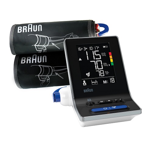 Braun ExactFit 3 Upper Arm Blood Pressure Monitor with Proven Accuracy - Quick & Easy At-Home Blood Pressure Machine with 2 Cuff Sizes, BUA6150US, List Price is $59.99, Now Only $36.77