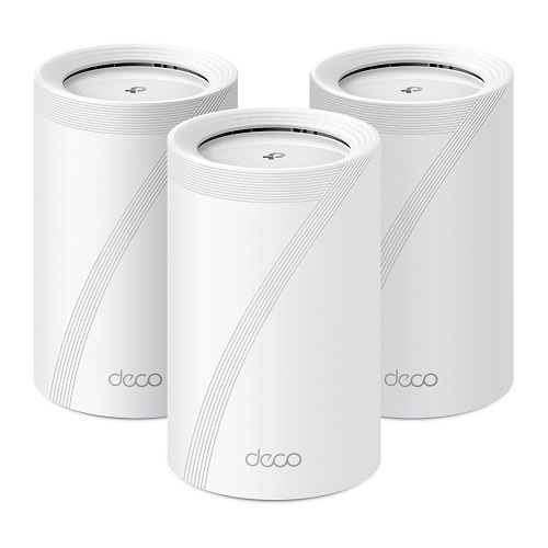 TP-Link Tri-Band WiFi 7 BE10000 Whole Home Mesh System (Deco BE63) | 6-Stream 10 Gbps | 4 × 2.5G Ports Wired Backhaul, 4× Smart Internal Antennas | VPN, AI-Roaming, MU-MIMO, HomeShield  Only $549.99