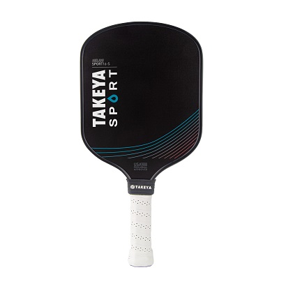 Takeya  Sport Helios Pickleball Paddle, Precision Optimized Power Technology, Cushion Grip, USA Pickleball Approved 16mm Long Onyx, List Price is $99, Now Only $38.64, You Save $60.36