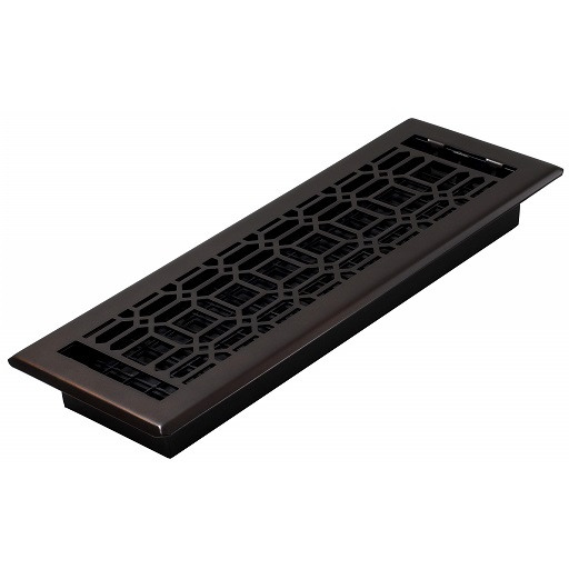 Decor Grates NGH414-RB Floor Register, 4x14 Inches, Rubbed Bronze Finish 4x14 Inches Rubbed Bronze Finish,  Only $14.99