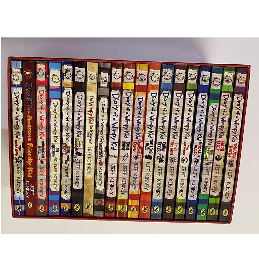 《Diary of a Wimpy Kid小屁孩日记丛书 1 - 19 本套装》 ，原价$64.58，现仅售$49.00，免运费！