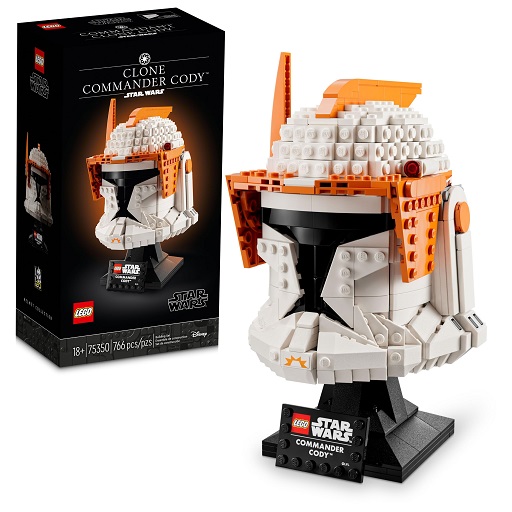 LEGO Star Wars Clone Commander Cody Helmet 75350 Collectible Building Set - Featuring Authentic Details, Office Decor Display Model for Adults, The Clone Wars Collection Memorabilia  $55.99