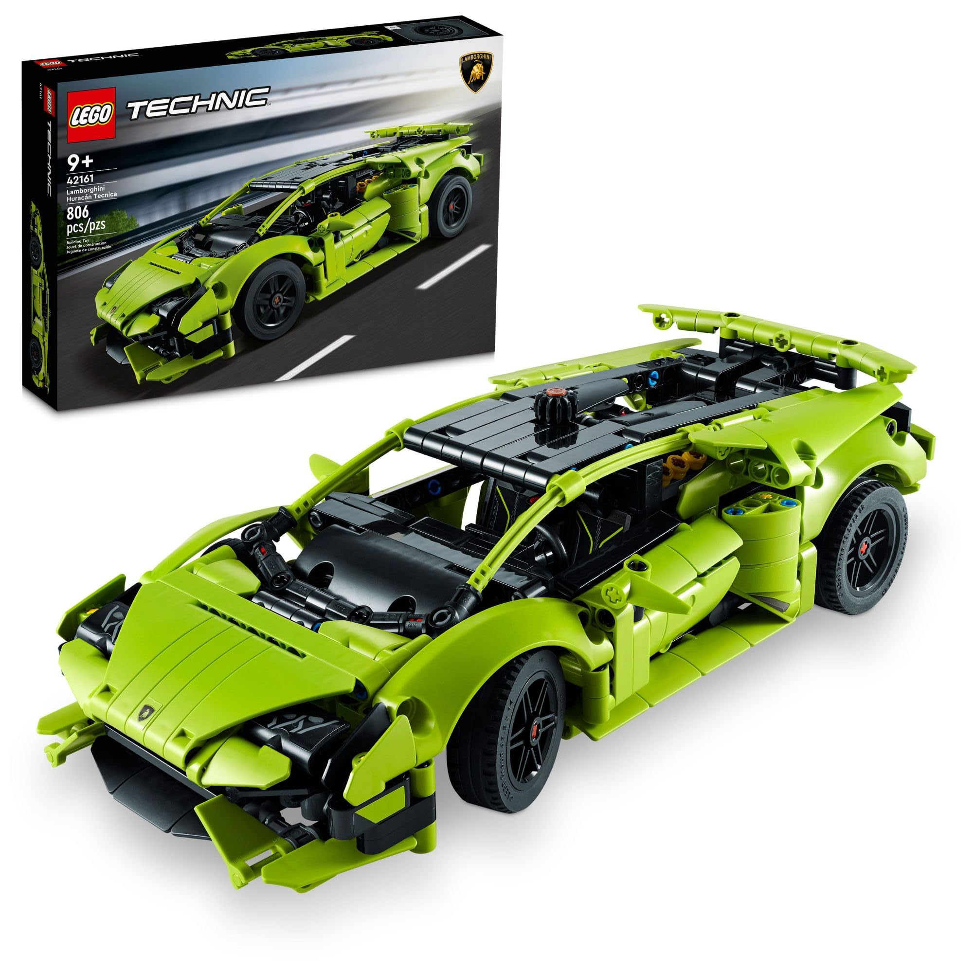 LEGO Technic Lamborghini Huracán Tecnica Advanced Sports Car Building Kit for Kids Ages 9 and up Who Love Engineering and Collecting Exotic Sports Car Toys, 42161, Only $39.99