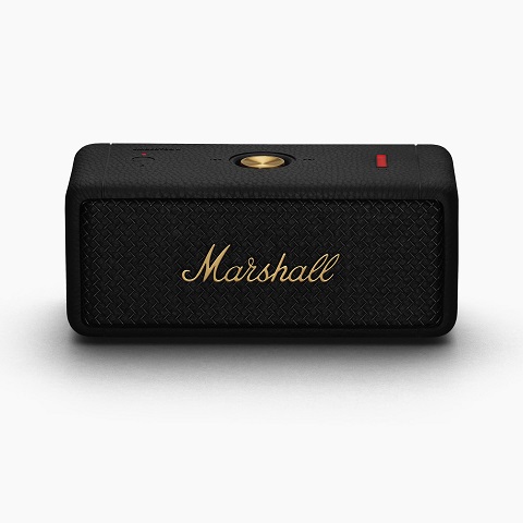 Marshall Emberton II Portable Bluetooth Speaker, Black & Brass Black & Brass Emberton II, List Price is $169.99, Now Only $119.99, You Save $50