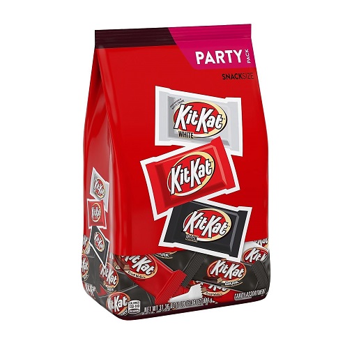 KIT KAT Assorted Flavored Wafer Snack Size, Candy Party Pack, 31.36 oz 1.96 Pound (Pack of 1), List Price is $14.99, Now Only $11.24, You Save $3.75