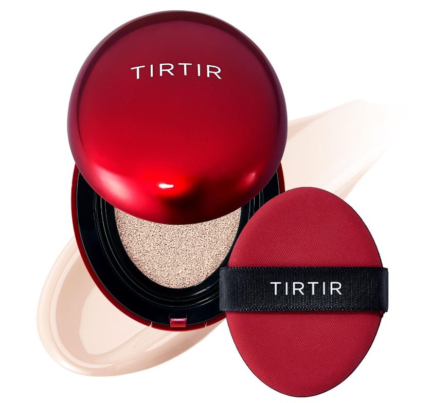 TIRTIR Mask Fit Red Cushion Foundation | Japan's No.1 Choice for Glass skin, Long-Lasting, Lightweight, Buildable Coverage, Semi-Matte (13C Fair, 0.63 Fl Oz (Pack of 1))