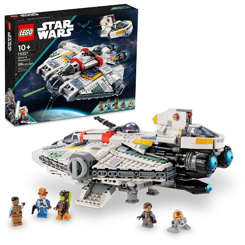 LEGO Star Wars: Ahsoka Ghost & Phantom II, May The 4th Toy Playset Inspired by The Ahsoka Series, Featuring 2 Buildable Starships and 5 Star Wars Figures,75357, Only $127.99