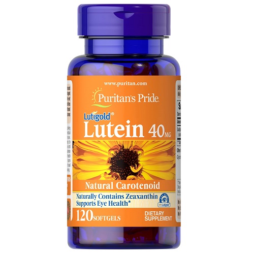 Puritan's Pride Lutein 40mg With Zeaxanthin, Supports Eye Health, 120 Count (Pack of 2) 120 Count (Pack of 1), Now Only $11.26
