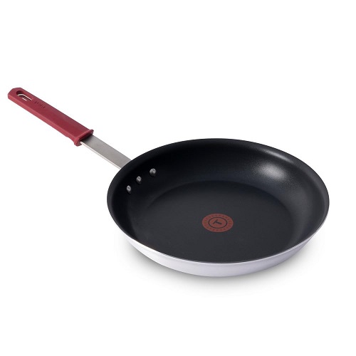T-fal Professional VX3 Brushed Nonstick with Stainless Steel Handle Fry Pan 12 Inch, Oven Broiler Safe 400F Cookware, Pots and Pans, Restaurant Grade, Certified by the NSF and CBA,  Only $26.63
