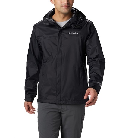 Columbia Men's Watertight II Front-Zip Hooded Rain Jacket $41.99