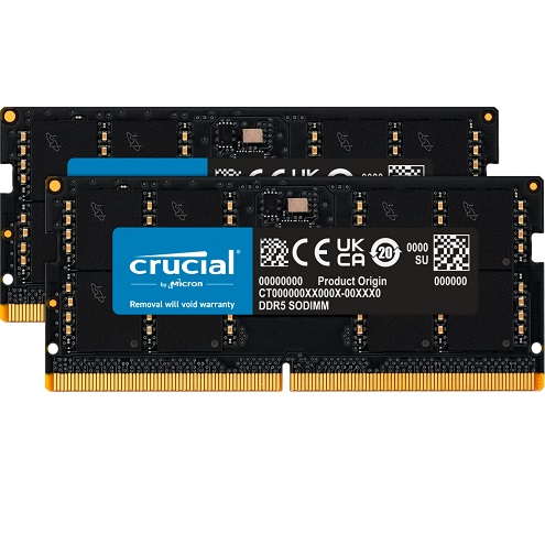 Crucial RAM 48GB Kit (2x24GB) DDR5 5600MHz (or 5200MHz or 4800MHz) Laptop Memory CT2K24G56C46S5 5600MHz 48GB Kit (2x24GB), List Price is $155.99, Now Only $122.24, You Save $33.75