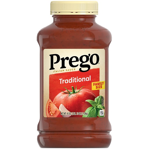 史低價！Prego 經典 蘑菇義大利面 番茄醬，45 oz大瓶裝，現點擊coupon后僅售$2.36，免運費！