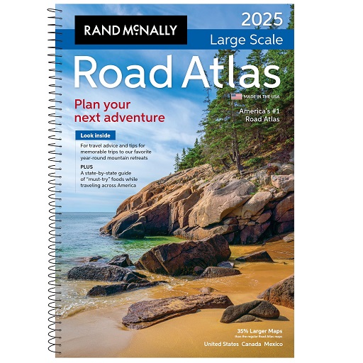 最新版！Rand McNally 北美 （美國、加拿大和墨西哥）大號 地圖冊，2025版，原價$29.99，現僅售$26.99，免運費！
