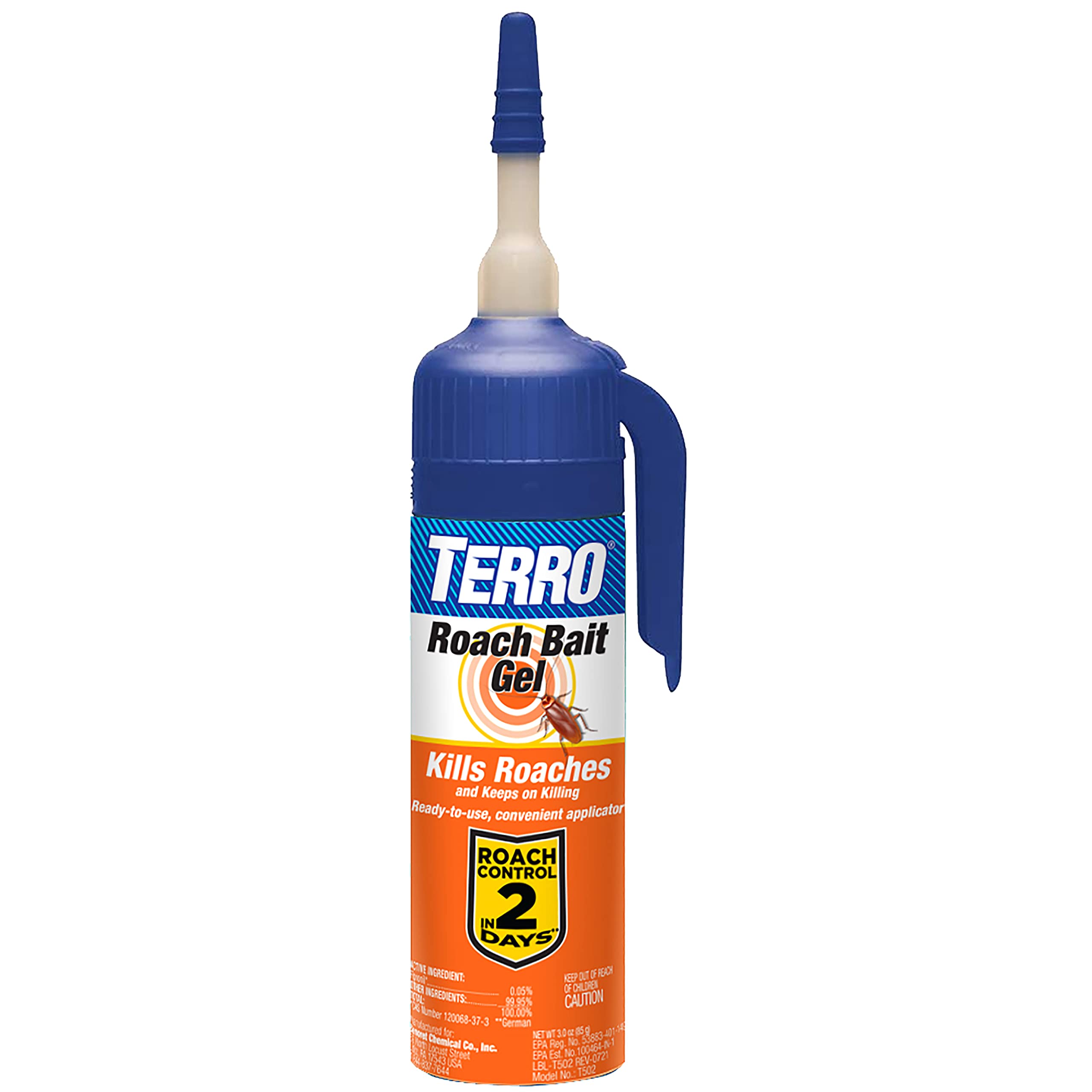 TERRO T502 Ready-to-Use Indoor Roach Bait Roach Gel Killer - Kills German, American, and Oriental Roaches – 3 oz Bait Gel Killer, List Price is $19.99, Now Only $7.88