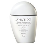 Shiseido<br />
Urban Environment 无油防晒霜 SPF 42