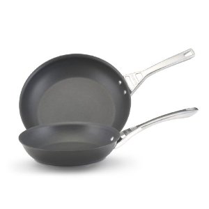 Circulon Infinite Hard Anodized Nonstick 10-Inch & 12-Inch Open Skillets Twin Pack $44.99 