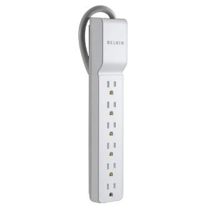 Belkin 6-Outlet Home/Office Surge Protector, only $7.07