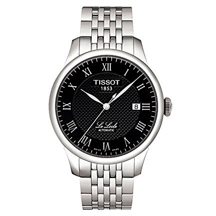 Tissot Men's T41148353 Le Locle Black Dial Watch $379.00   FREE One-Day Shipping & Free Returns