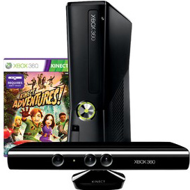 Xbox 360 4GB 遊戲機附Kinect感應器 $199.99  - Expired