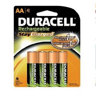 Duracell Pre-Charged Rechargeable Batteries $7.49