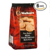 Walkers 奶油小酥餅，4.4盎司/袋，共 6袋，原價$17.99，現僅售 $13.67，免運費