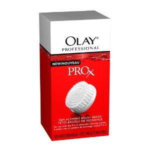 Olay ProX by Olay Advanced Facial Cleansing System Replacement Brush Heads, 2 Count , only $5.30