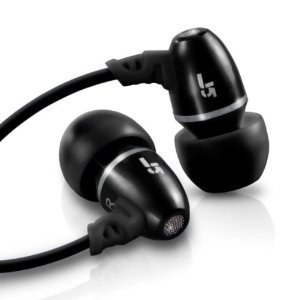 JBuds J5 Earbuds-Style Headphones (Black Pearl) $9.99