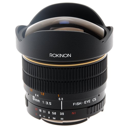 Rokinon FE8M-C 8mm F3.5尼康接口鱼眼镜头 $249.95免运费
