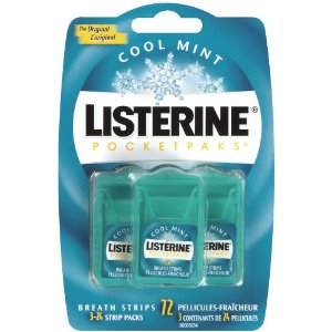 Listerine PocketPaks 殺菌口香片(Cool Mint 口味)  $2.49