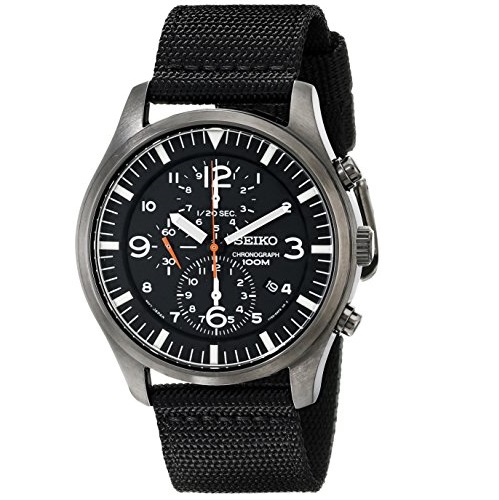 Seiko Men's SNDA65 Chronograph Strap Watch, only $77.76, free shipping after using coupon code 