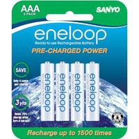 Sanyo Eneloop AAA Rechargeable Ni-MH Battery, 1500 Cycle, 8 Pack  $14.98