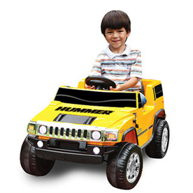 悍马(Hummer)H2款儿童6伏电瓶车(黄色)   $69