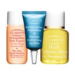 Clarins:4-Piece Gift + 3-Piece Exclusive Samples + Free Shipping
