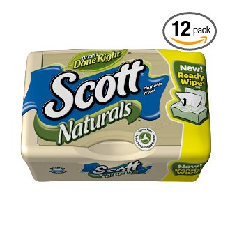 Scott Naturals Folded Moist Wipes, 612 Count $17.84