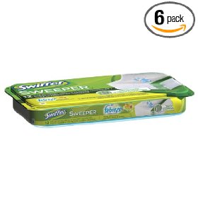 Swiffer Sweeper Wet Cloth Citrus & Light, 12-count Tubs (Pack of 6) $20.89