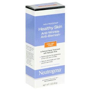 性價比最高！Neutrogena露得清健康肌膚抗皺淡痘印面霜 1盎司 $9.87，免運費