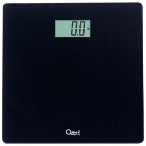 Ozeri Precision Digital Bath Scale (400 lb Edition) with Widescreen LCD and Step-on Activation, in Black  $12.95