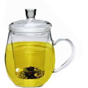  Sun's Tea 12oz Personal All Glass Made Tea Infuser & Mug (Teapot)  $12.99