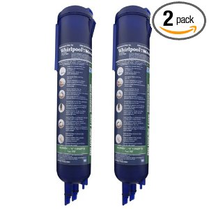 Whirlpool 4396841P Side-by-Side Refrigerator, Push Button Fast Fill Water Filter, 2-Pack $42.23