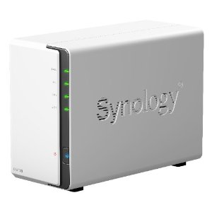 Synology DiskStation 双硬盘接口网络存储器(白色)   $199.99