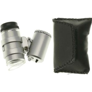 SE Mini 45X Brass Microscope with Illuminator $2.30