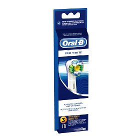 歐樂-B(Oral-B)Pro白色電動牙刷替換刷頭（3隻）  $10.29